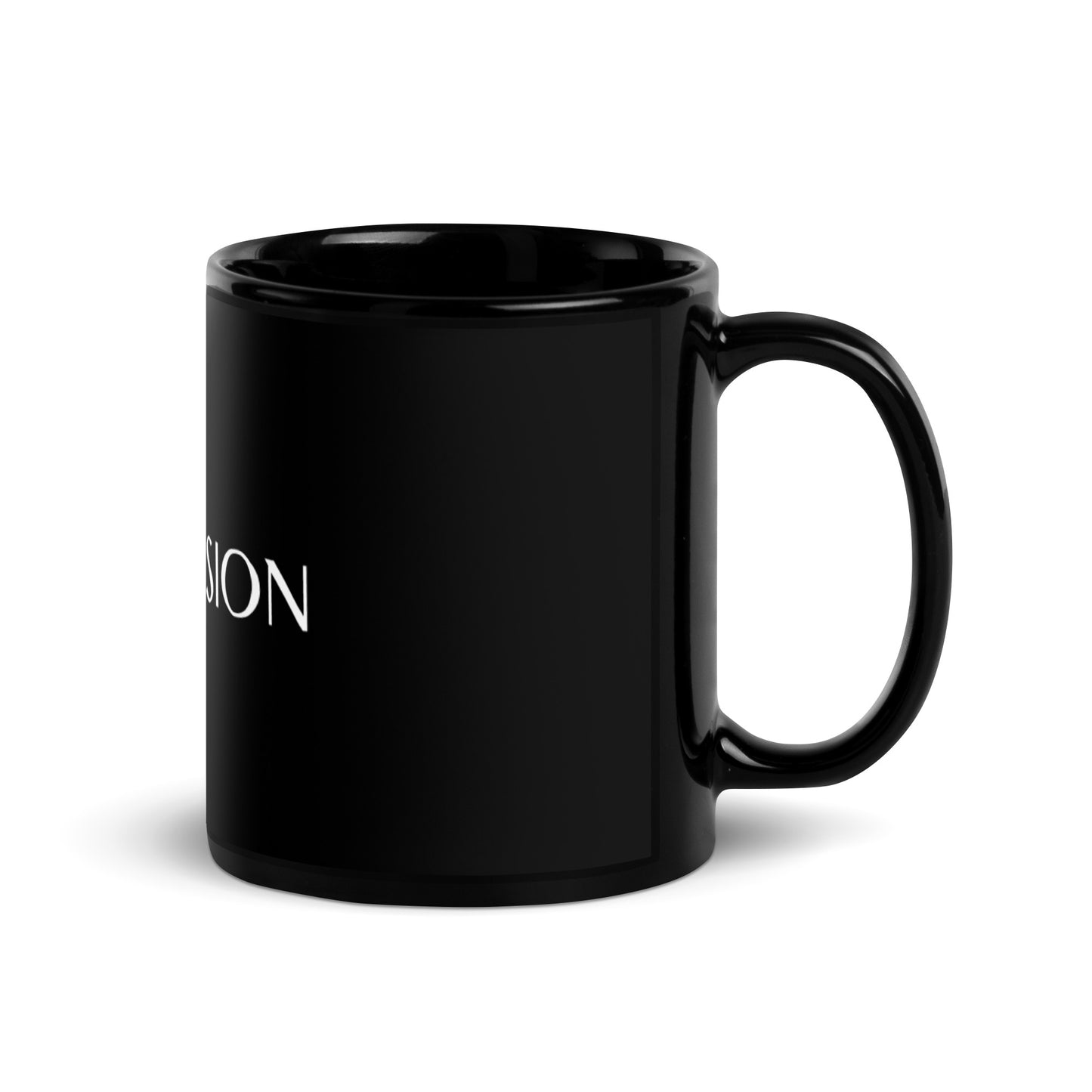 Black Glossy Mug